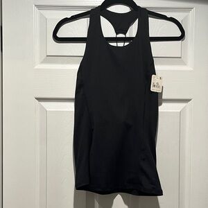 FP Movement by Free People Black High-Neck Racerback Tank